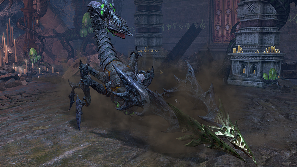 <인간을 초월한 육체로 상대를 공격하는 에녹>